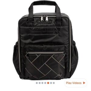 Lug Voyager Backpack in Black Icepop Stitch